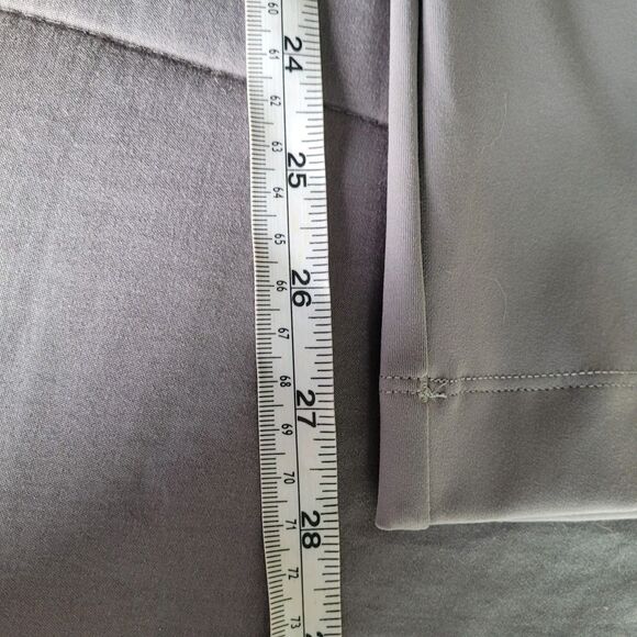 Halara Womens High Waisted Wide Leg Gray Pull On Pants Sz Medium Pleated Pockets - Picture 7 of 8